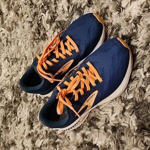 Brooks Womens Raveena 11 Running Shoe Sneaker Blue/Pink White